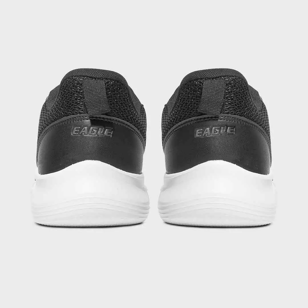 Eagle Sepatu Sneakers Lifestyle Retry - HITAM/PUTIH