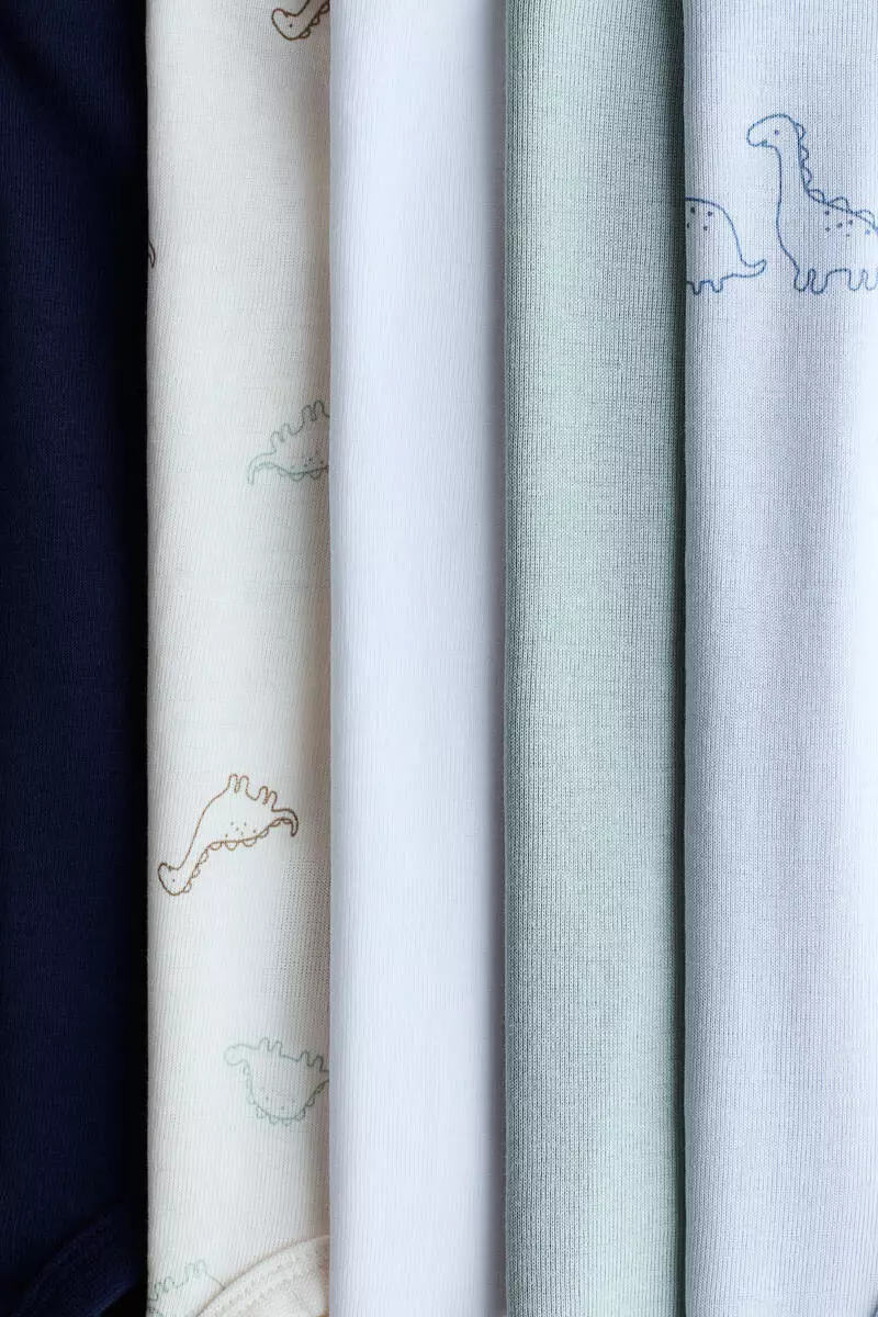 5-pack cotton bodysuits