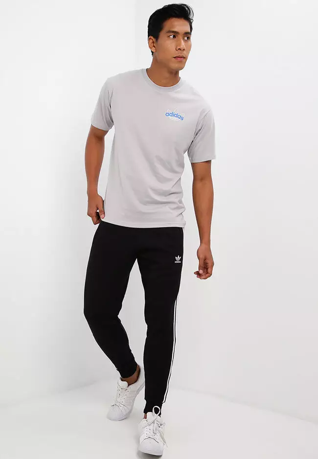 Adidas originals premium skinny joggers in black dn6009 sales