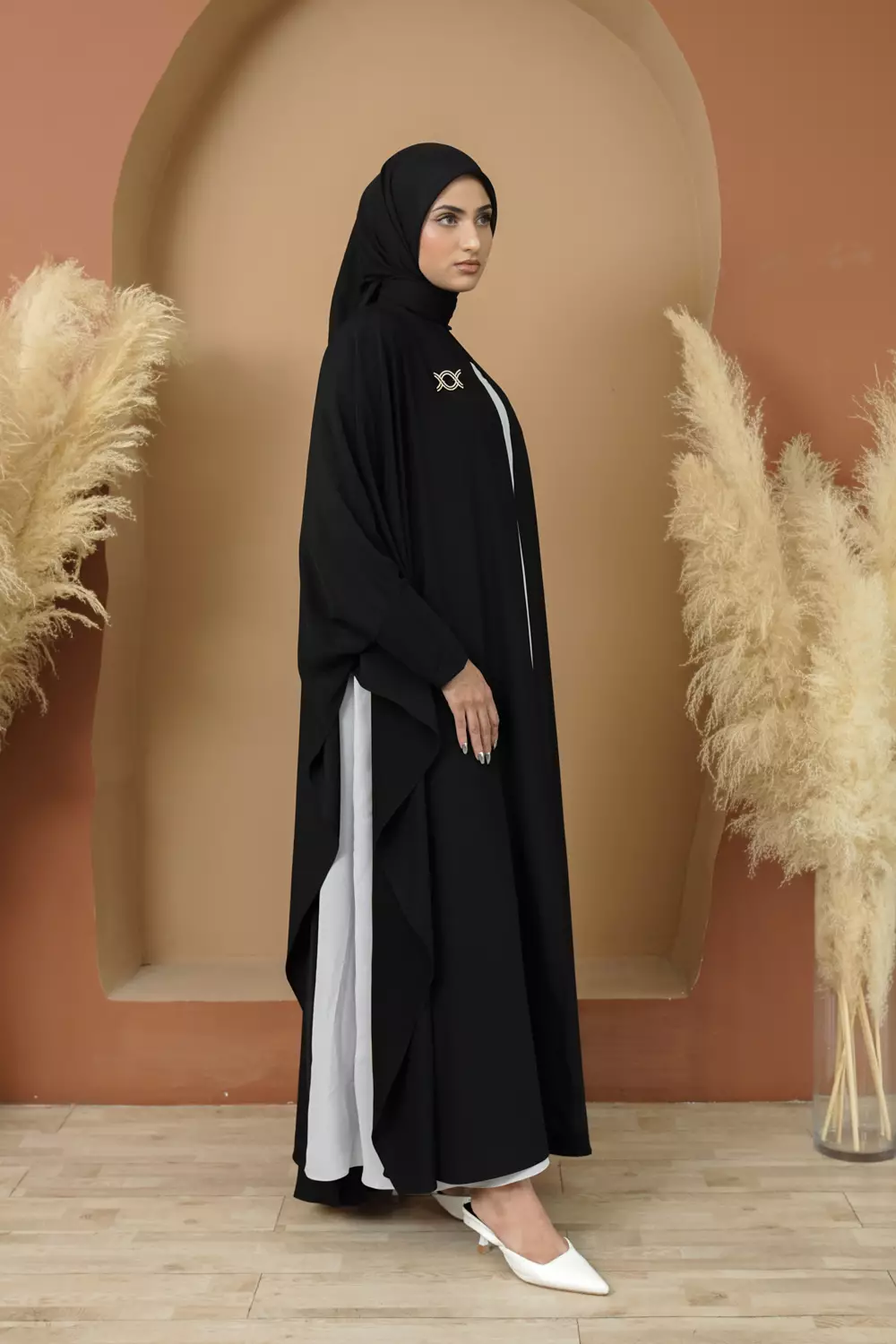 Klamby - Ashilla Abaya Full Set Jet Black