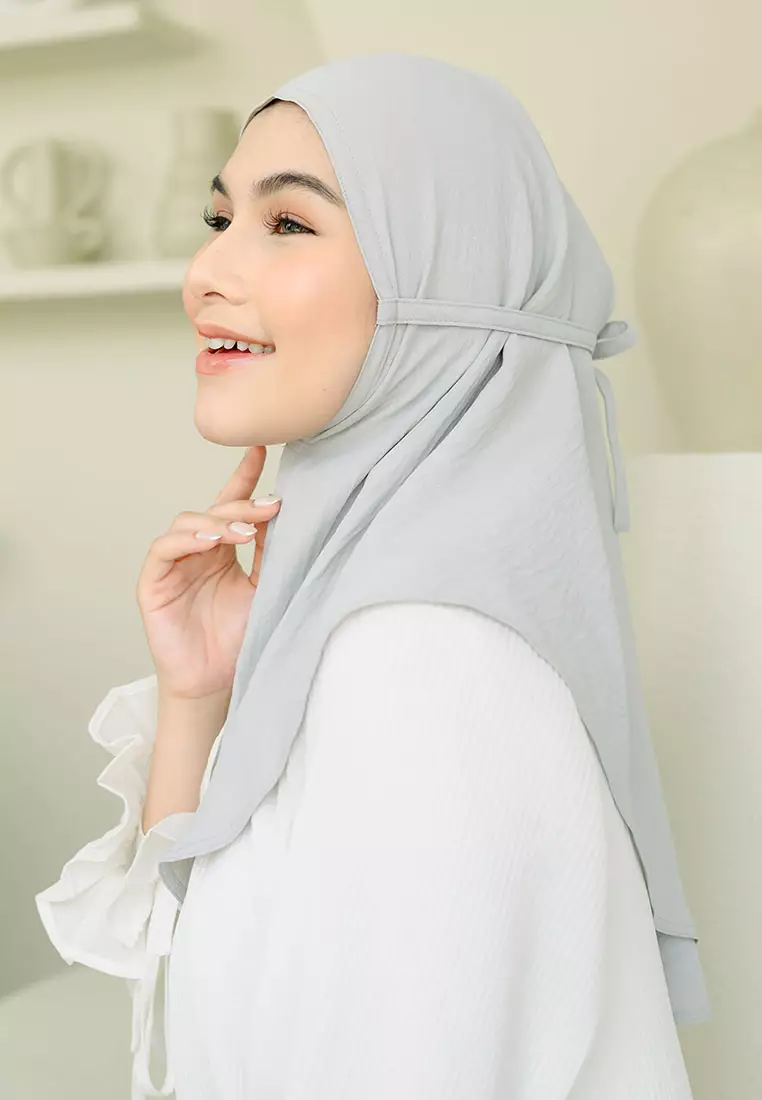 Lozy Hijab - Nayya Instan Light Grey