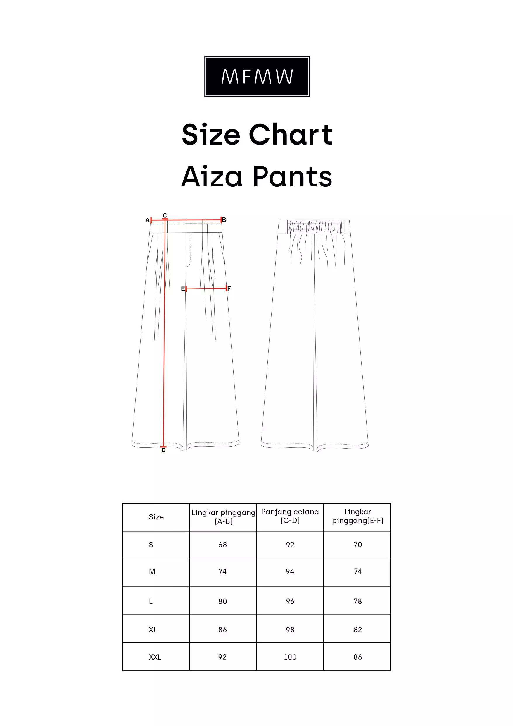 MFMW Aiza Celana Panjang Kulot Light Olive
