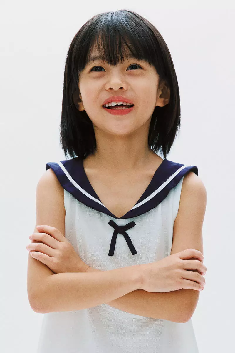 COOLMAX® Sailor-collared dress