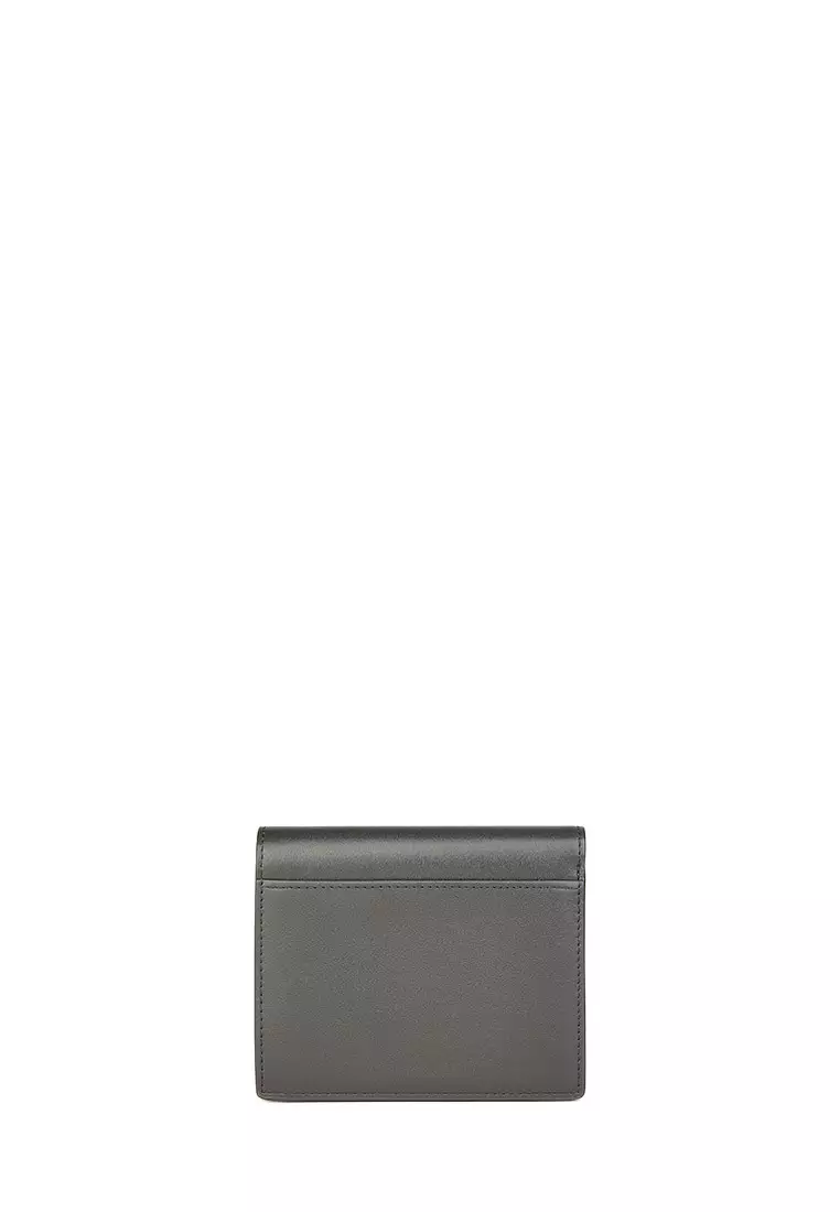 Ville Bifold Small Wallet With Coin Compartment In Black