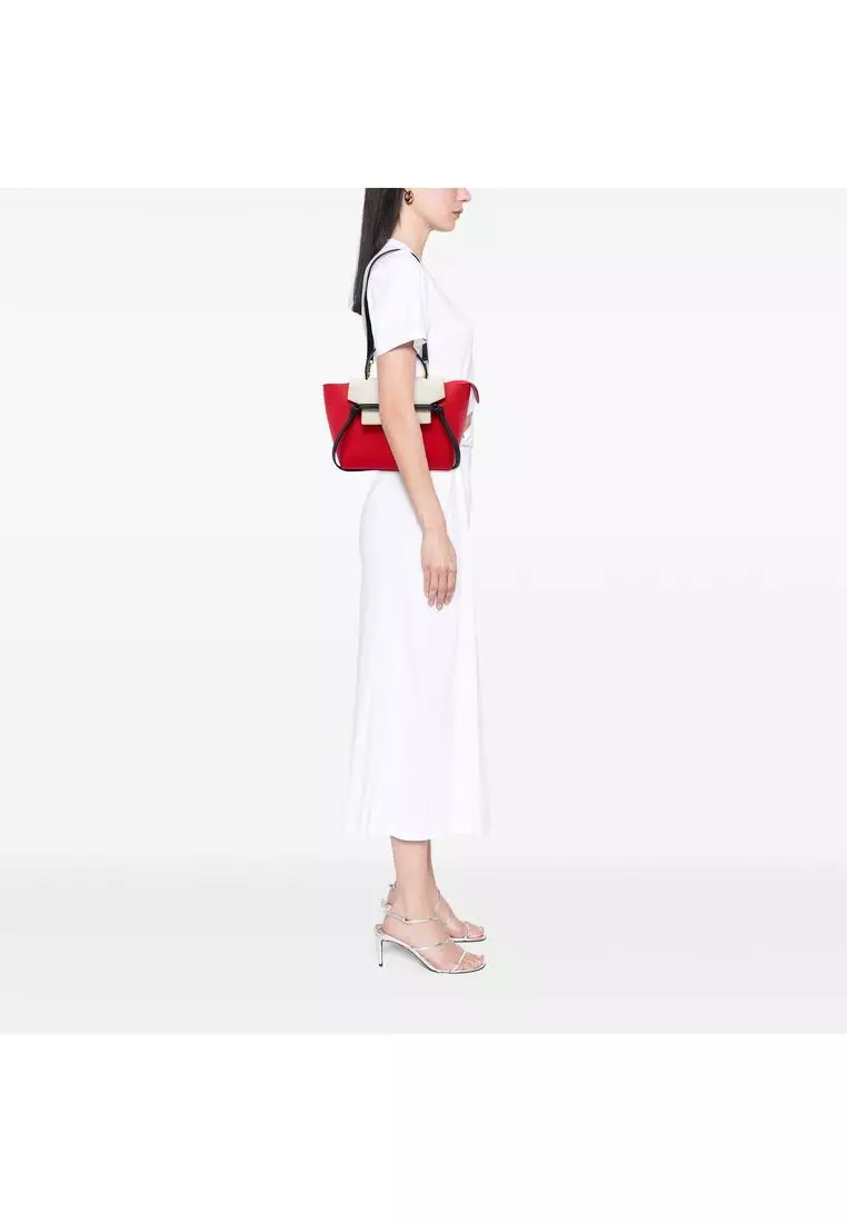 Pre-Loved Celine Mini Tricolor Grained Calfskin Belt Bag