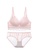 ZITIQUE beige Women's 3/4 Thin Cup Lace Lingerie Set (Bra and Underwear) - Beige 79AE6US9FE476FGS_1