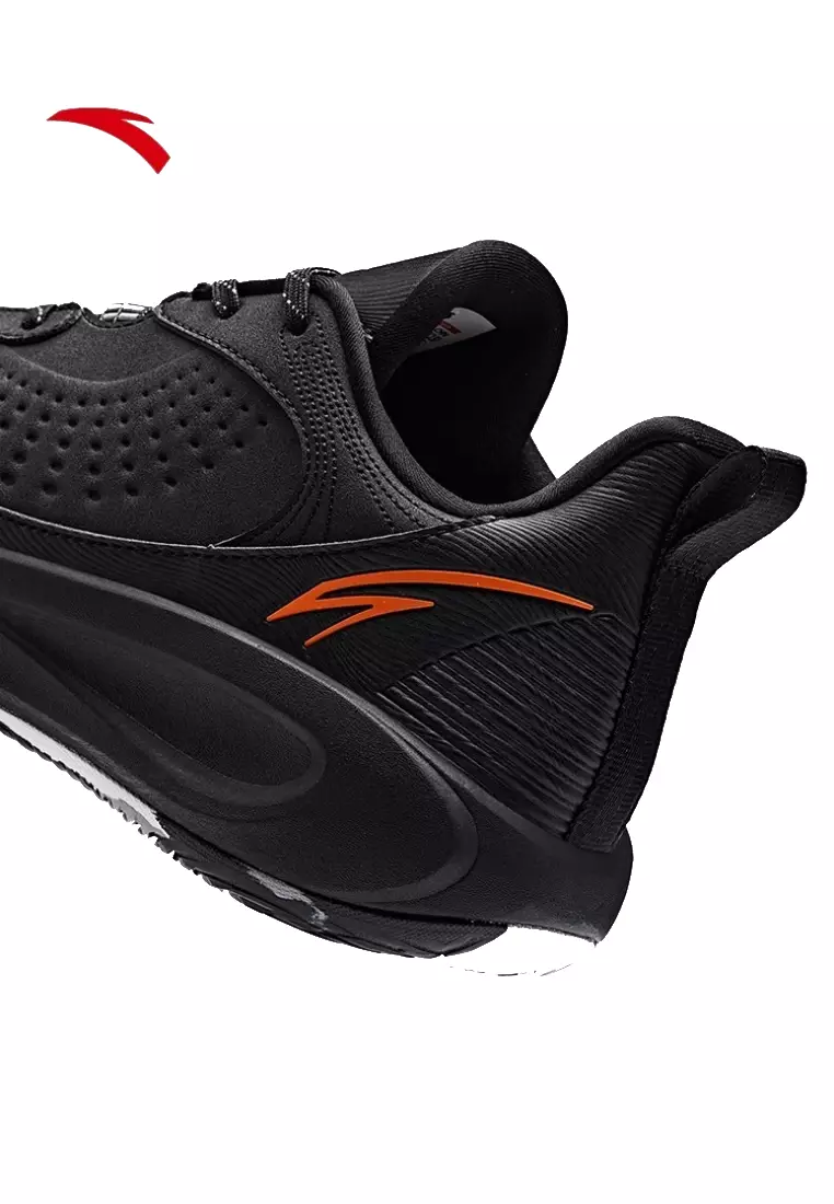 ANTA Men Basketball Shoes - Black/Orange