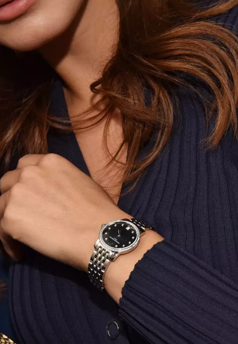 康斯登 SLIMLINE 自動女士腕錶 (FC-220MPBD1S26B)