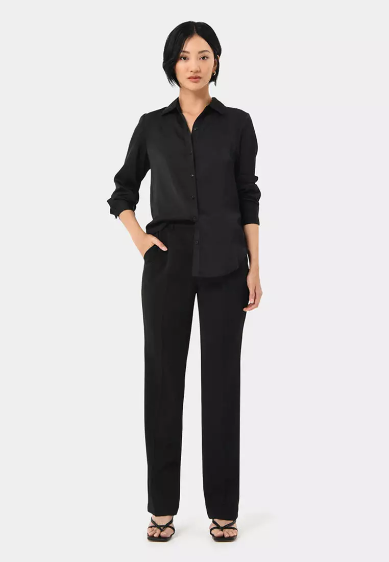 Coco Loose Fit Satin Blouse