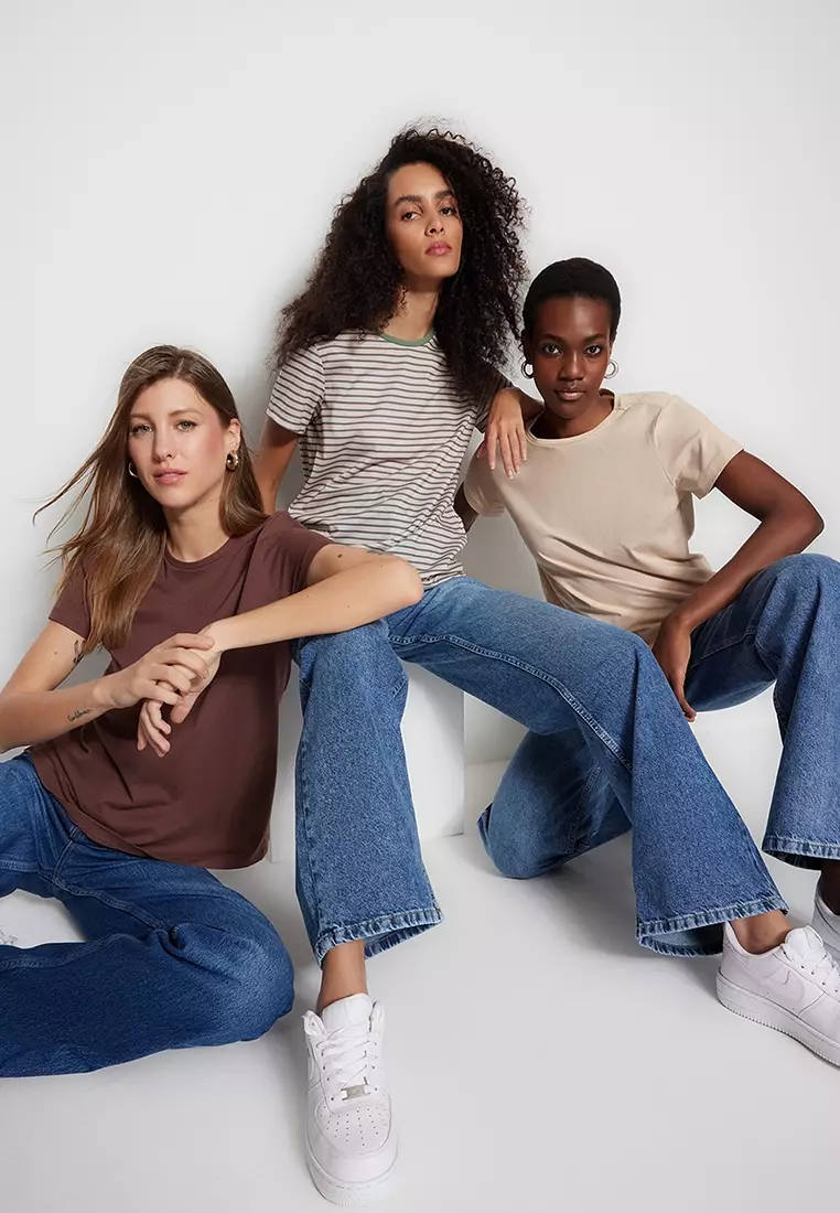 3-Pack Crew Neck T-Shirts