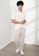 Origin by Zalora white Relaxed Linen Polo Shirt F117EAAA395CEDGS_4