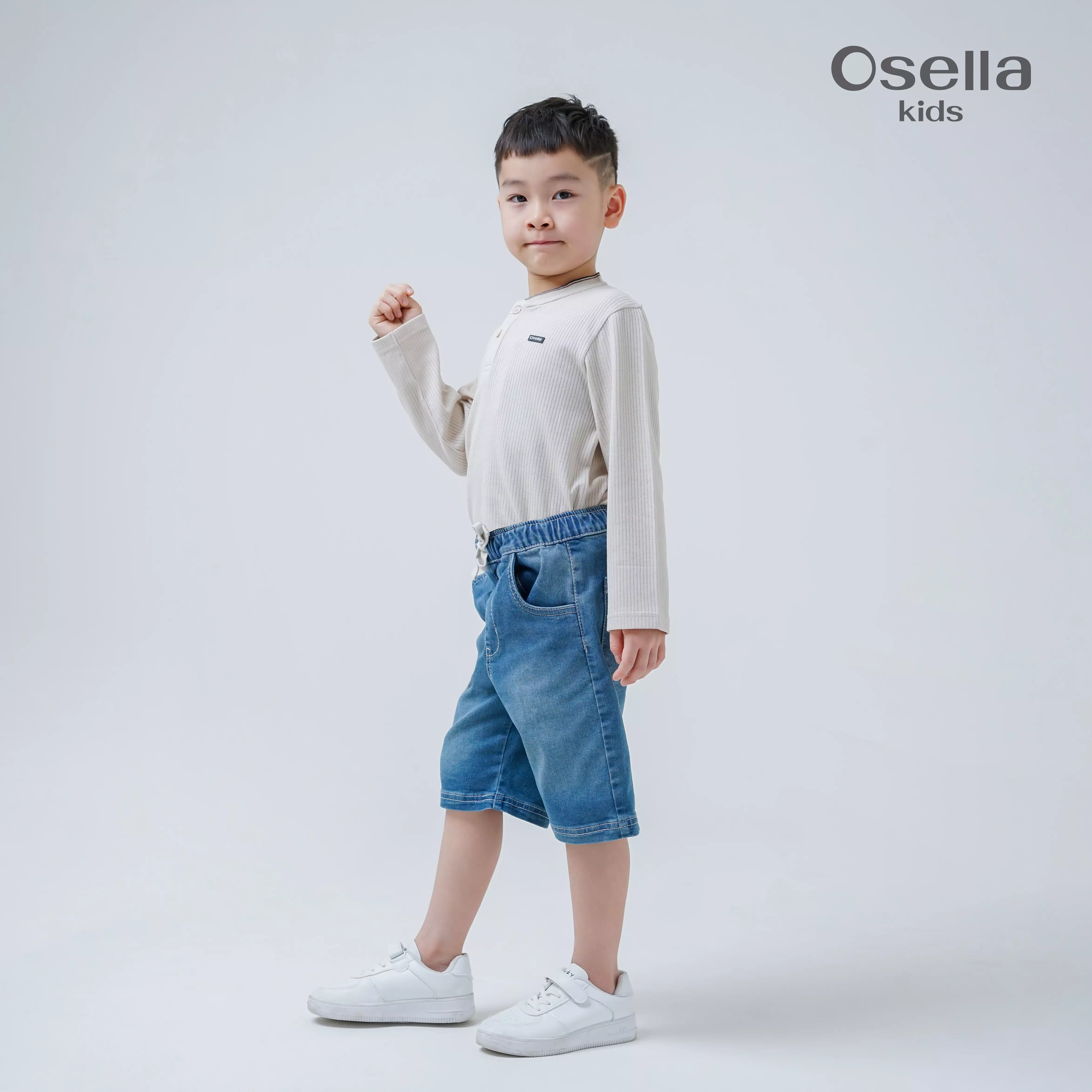 Osella Essential Denim Short 328F6601A1 | Celana Jeans Pendek Anak Laki Laki