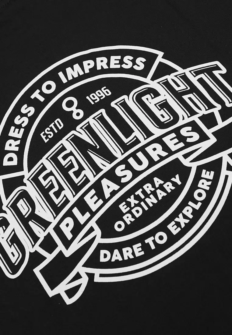 Greenlight Men's T-Shirt Short Sleeve Regular Fit Cotton Dress To Impress OL-C130425