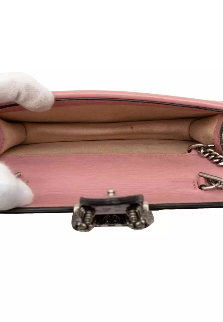 Pre-Loved Gucci Mini Textured Leather Valentines Day Dionysus Crossbody