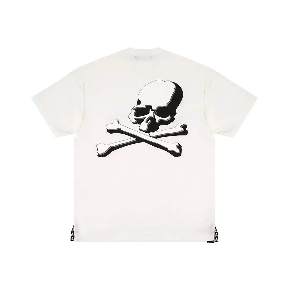 3D Skull T-Shirt White