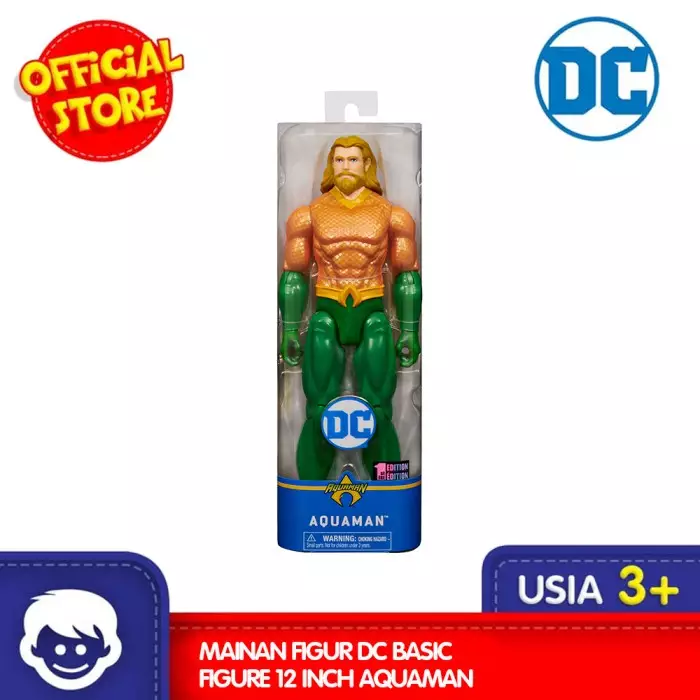 Jual Toyspedia Mainan Figur DC Basic Figure 12 Inch Aquaman Original ...