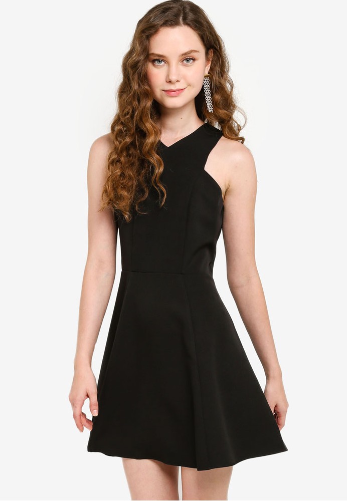 Jual ZALORA  YOUNG Cut In Sleeveless Fit Flare Dress 