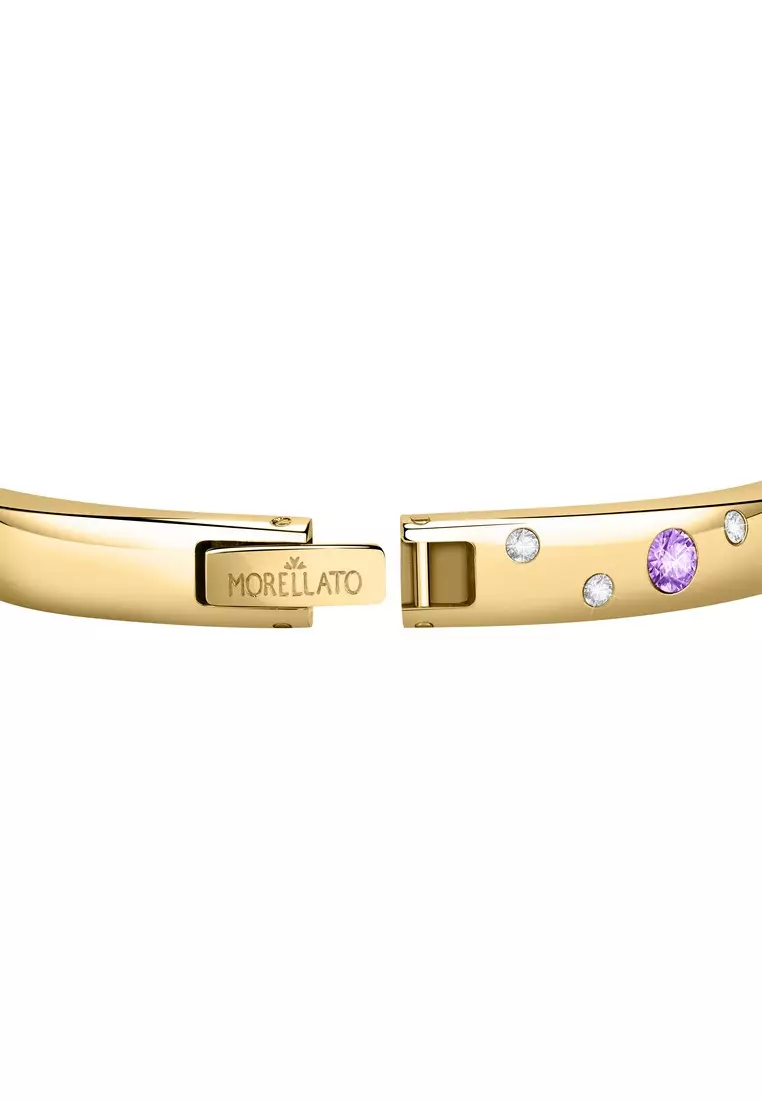Morellato Poetica 60mm Women's Gold Stainless Steel Crystals Bracelets SAUZ03