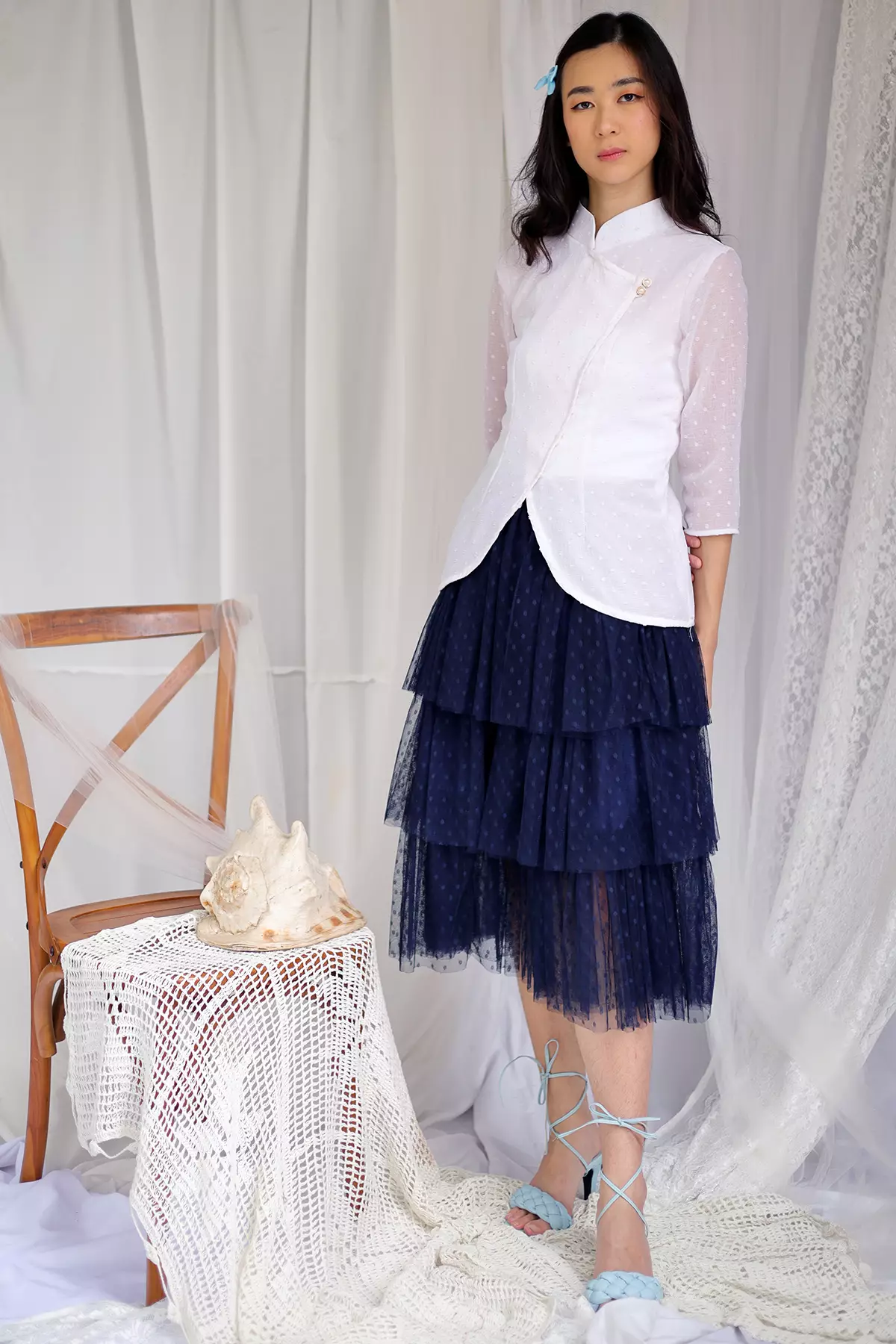 Jeng Dipha Rubiah Putih Kebaya Janggan