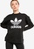 adidas black trefoil crew sweatshirt B54F9AA8171FD2GS_1