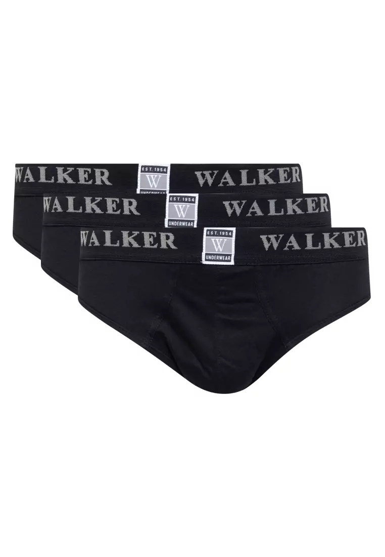 Buy Walker Underwear 3 in 1 Cotton Comfort Signature Modern Brief 2024  Online