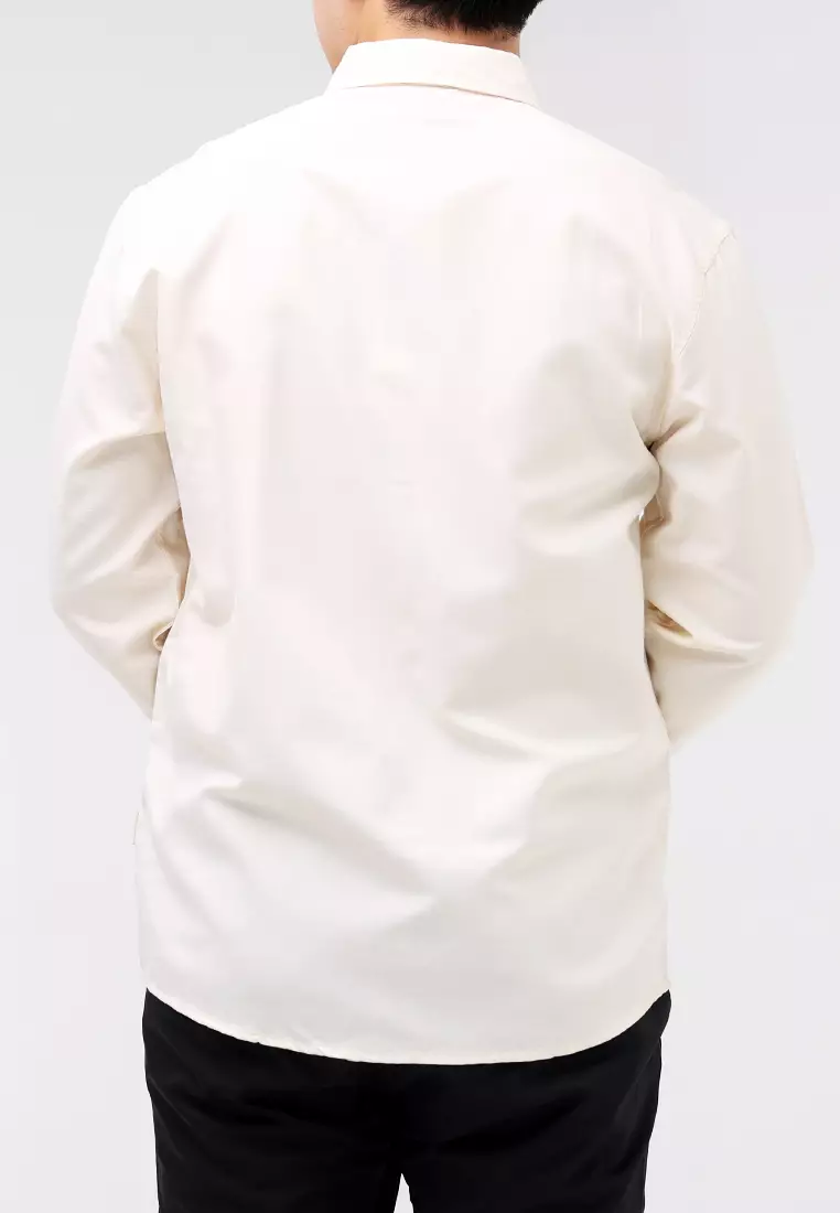 Woven Oxford Polo Long Sleeves