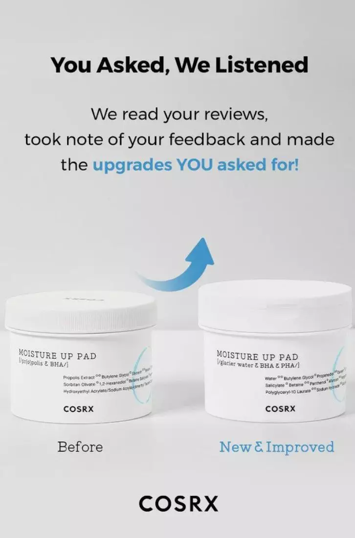 Cosrx One Step Moisture Pad 70s(Dull/Dehydrated Skin Toning Pads)