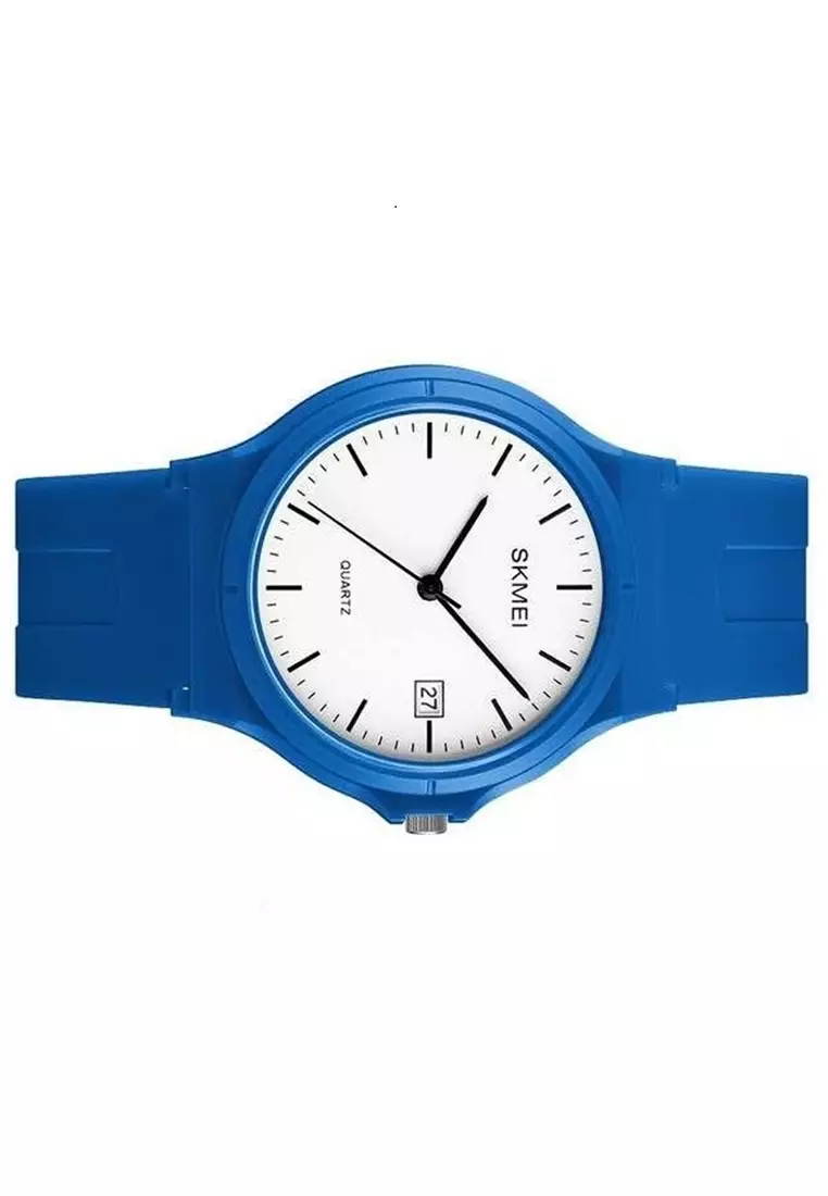 Jam Tangan Analog Sporty Wanita Waterproof 50m Strap Tali Material Silicone DS39 ORIGINAL