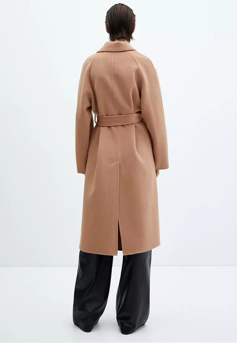 Buy Mango Belt Handmade Coat 2024 Online ZALORA
