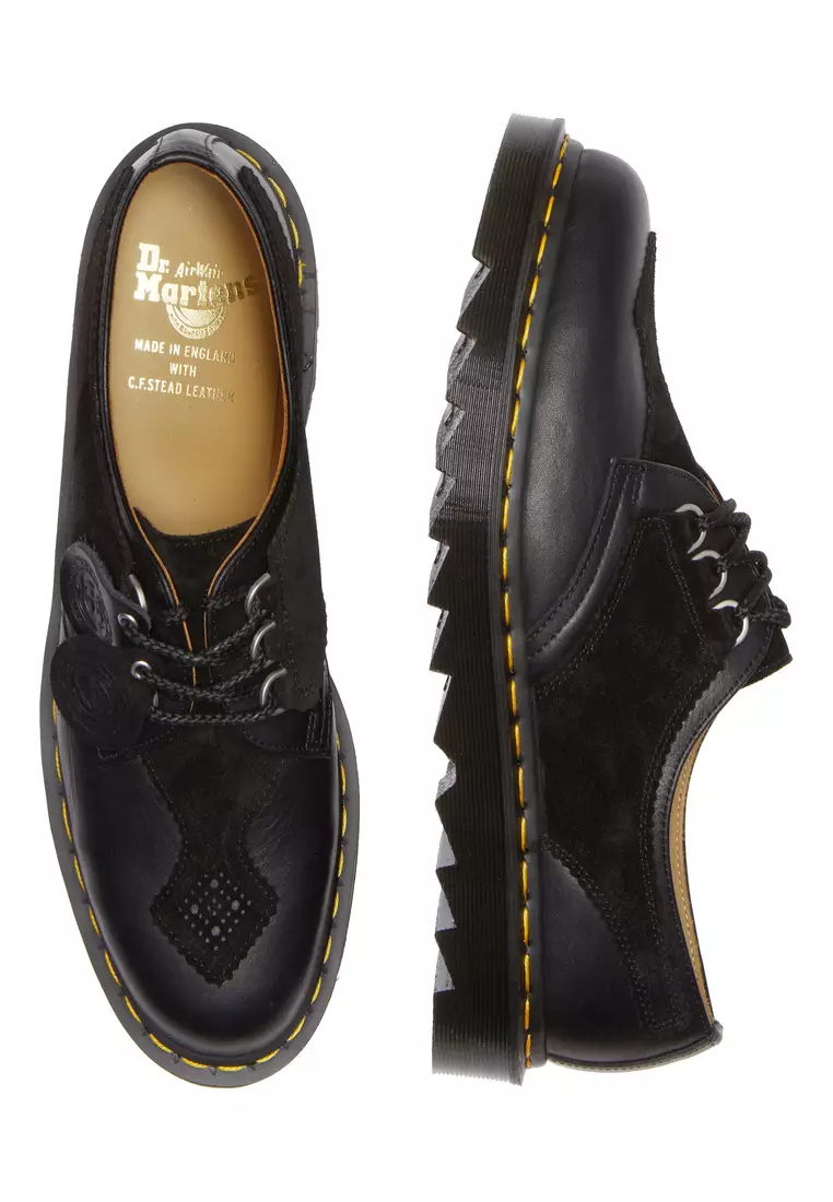 Made in England 1461 Repello Calf Suede Black Pascal APLQ