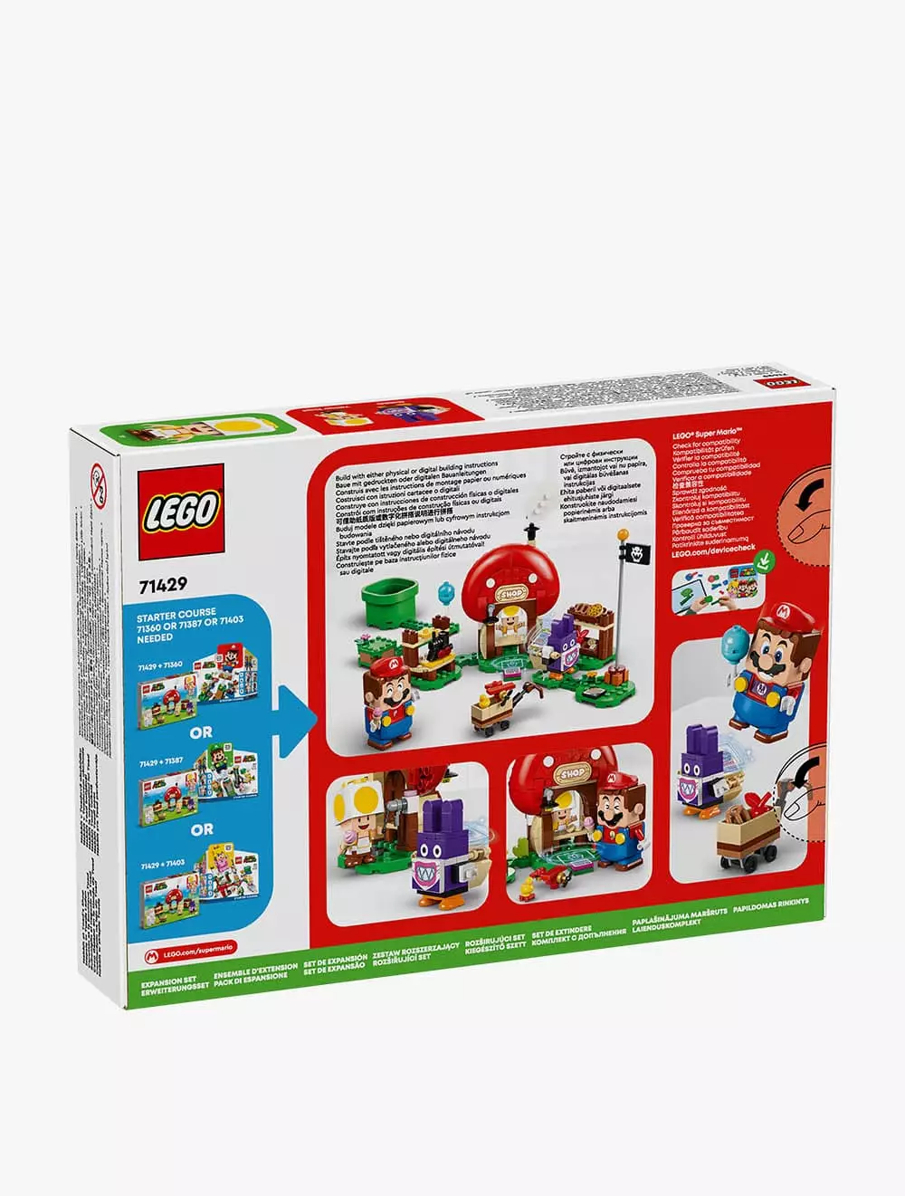 Jual Lego LEGO® Super Mario Nabbit at Toad's Shop Expansion Set - 71429 ...