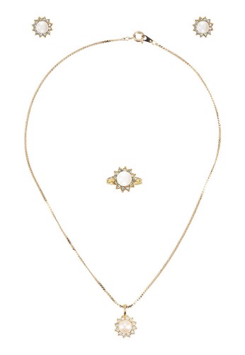 Jual 1901 Jewelry 1901 Jewelry Kalung Set Bik X Lapis Emas 24k Original Zalora Indonesia