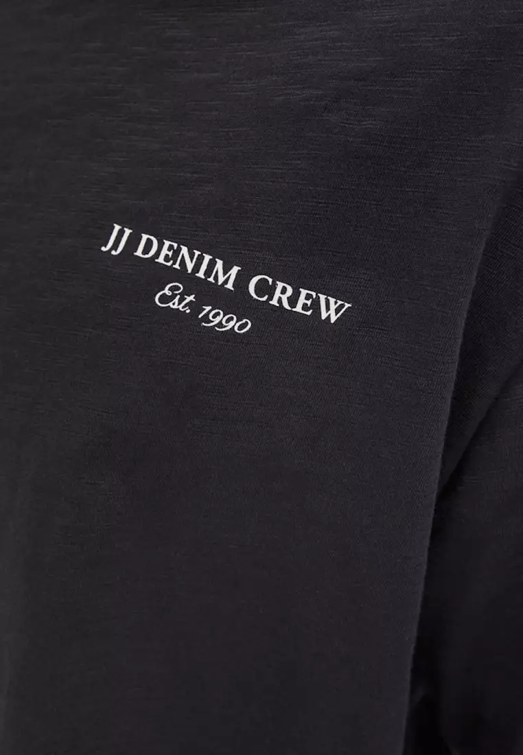 Jeff Monochrome Short Sleeves Crew Neck Tee