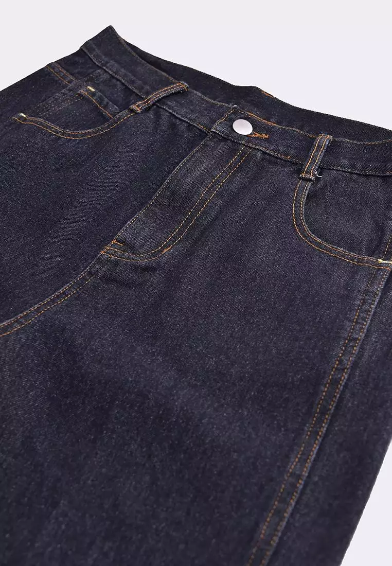 Women's Denim Pants Straight Cut