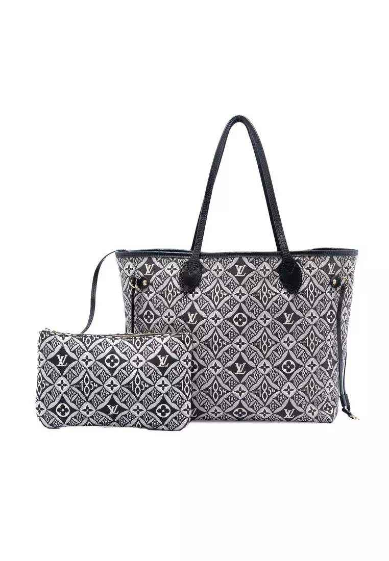 Pre-Loved Louis Vuitton Monogram Jacquard Since 1854 Neverfull Mm