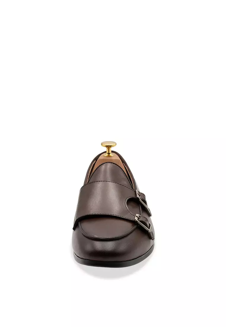 Tuerto Walnut Double Monk Loafer