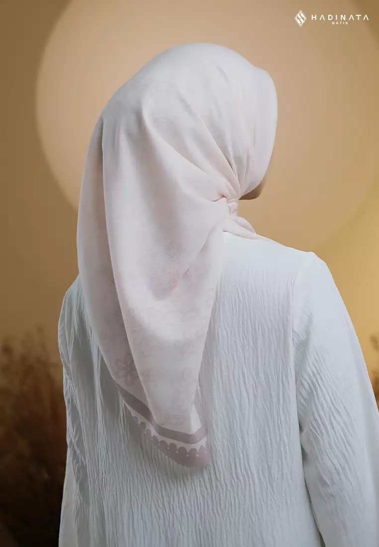 Hadinata Batik Hijab Premium Alina Cream