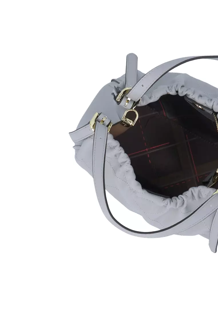 Mira Soft Top Handle Bag - Light Grey