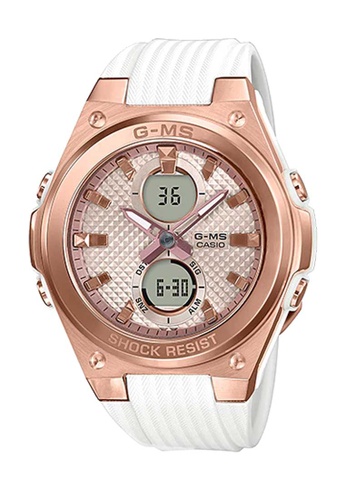 Buy Casio Casio Baby G Rose Gold And White Resin Watch Online On