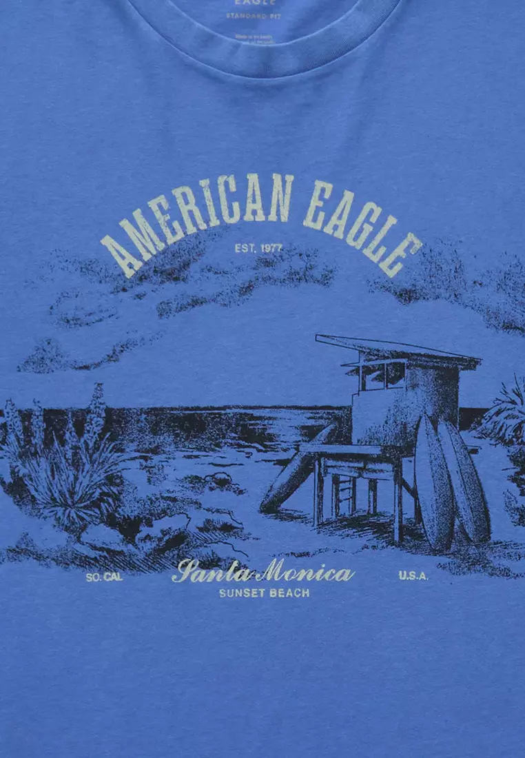 American Eagle Standard Fit Graphic Logo T-Shirt 2026 | Buy