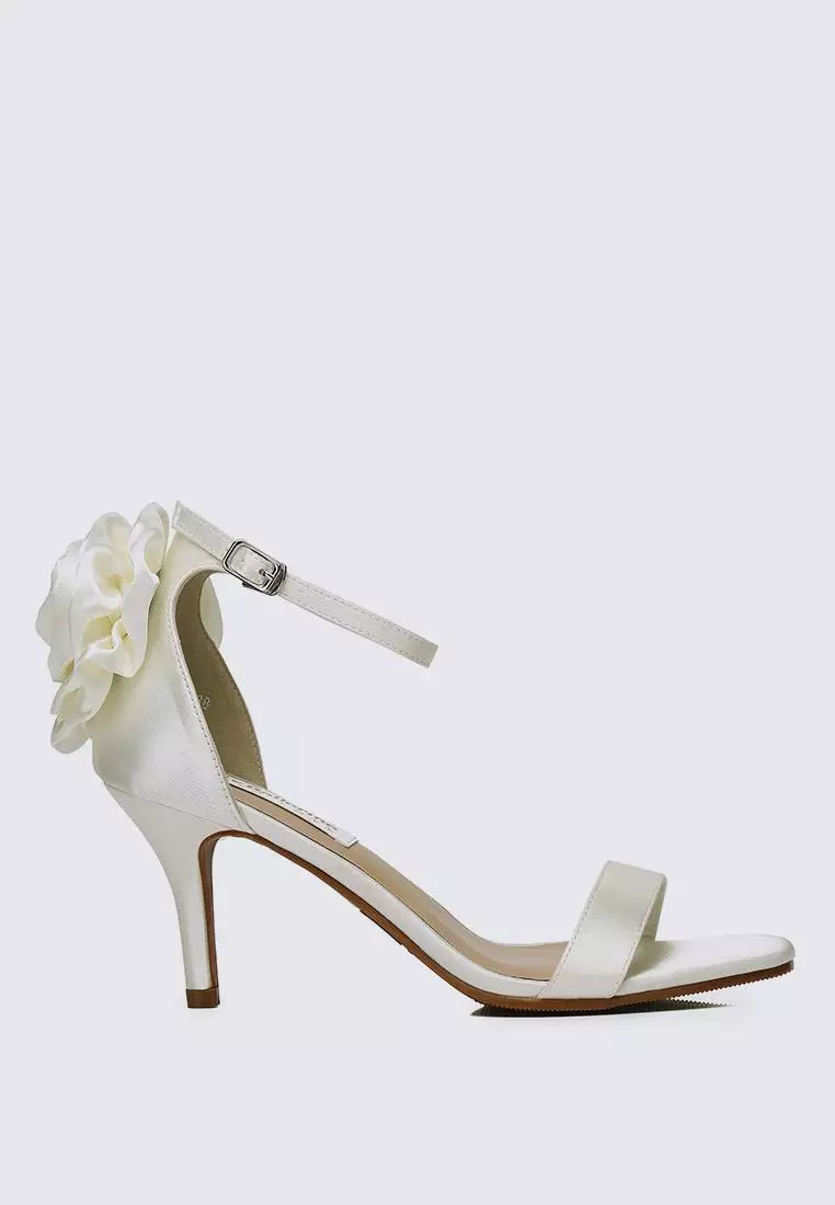 Discount on My Ballerine  shoes - SKU: My Ballerine Roxanne Comfy Heels In Ivory