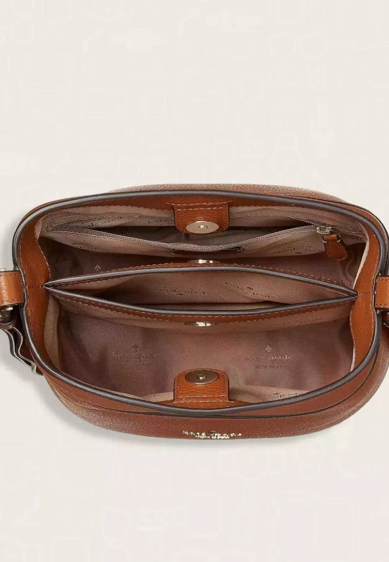 Kate Spade Leila Small Bucket Bag Warm Gingerbread