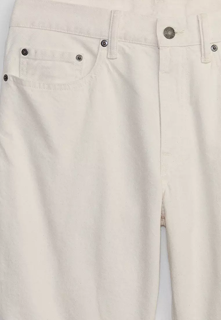 10" Straight Denim Shorts With Washwell