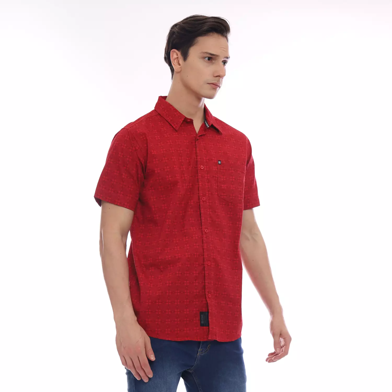 Insight Kemeja Lengan Pendek Pria Blocade Shirt Planet Surf