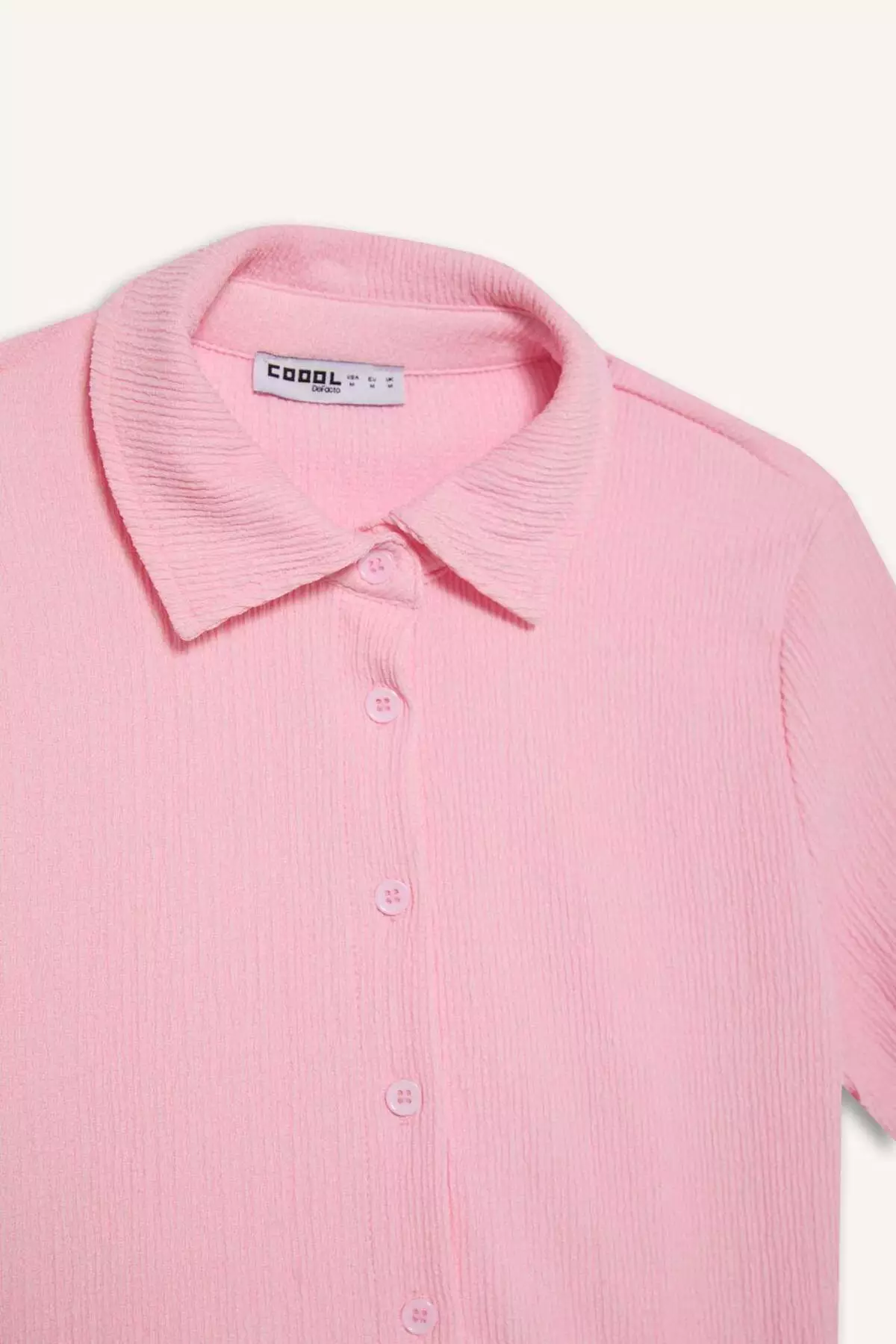 Cool Fitted Wrap Short Sleeve Shirt D4520Ax25Sm