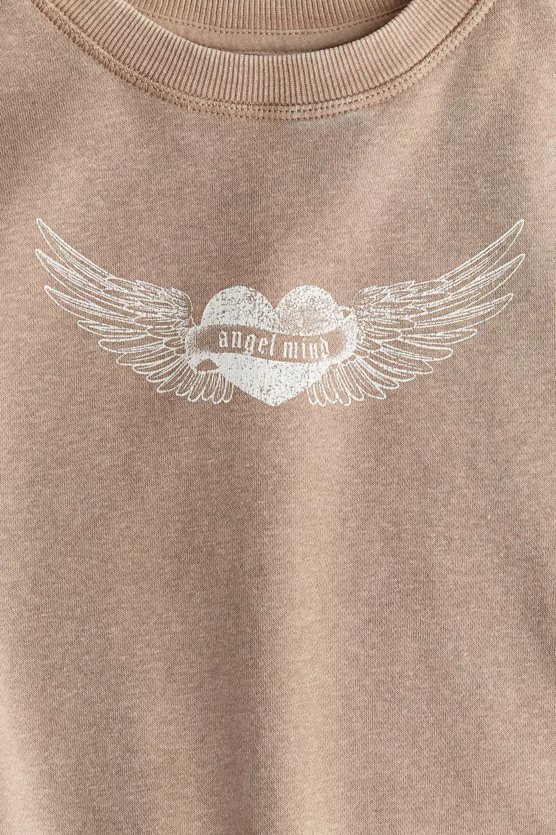 Motif-detail sweatshirt