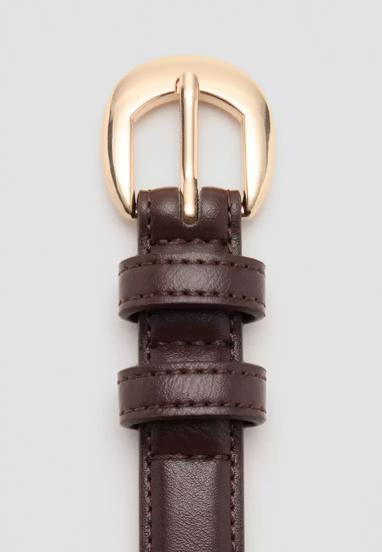 Buckle Skinny Belt