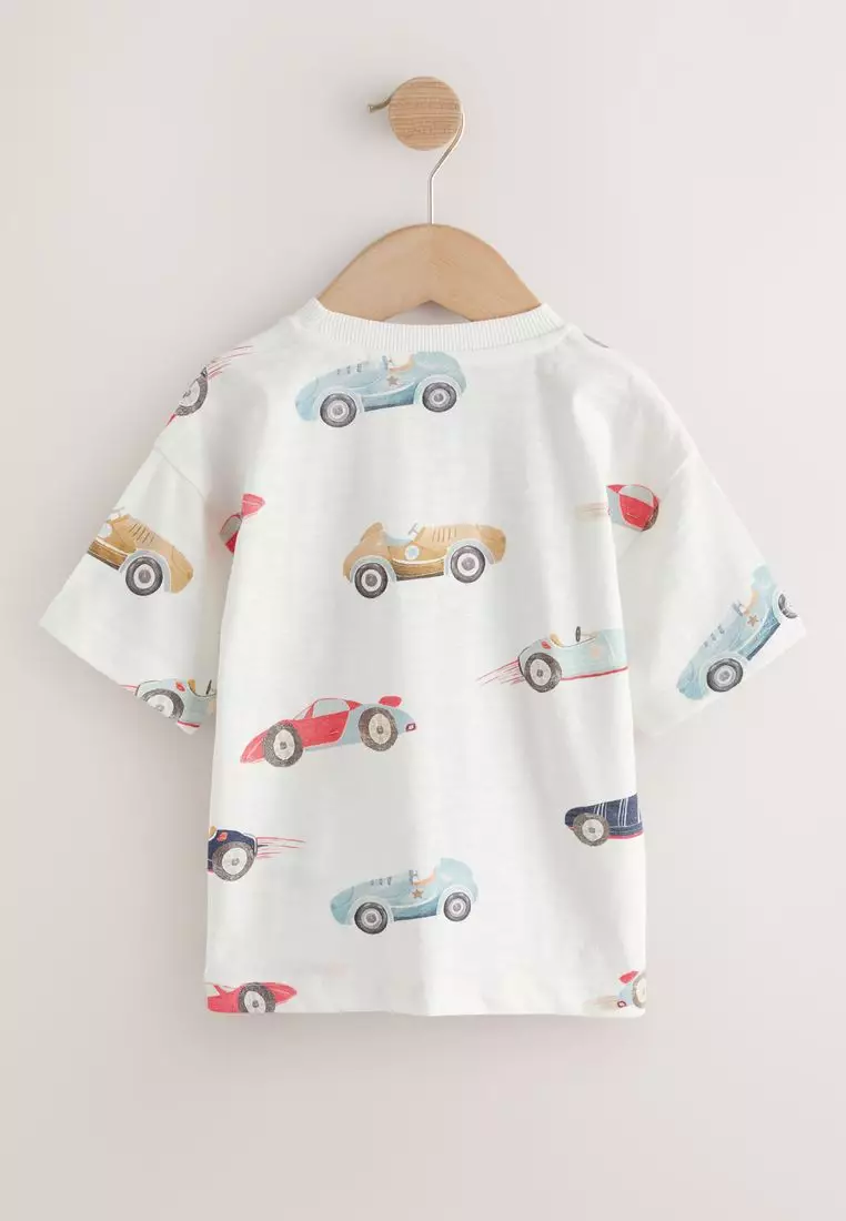 Short Sleeve All Over Print T-Shirt (3mths-7yrs)