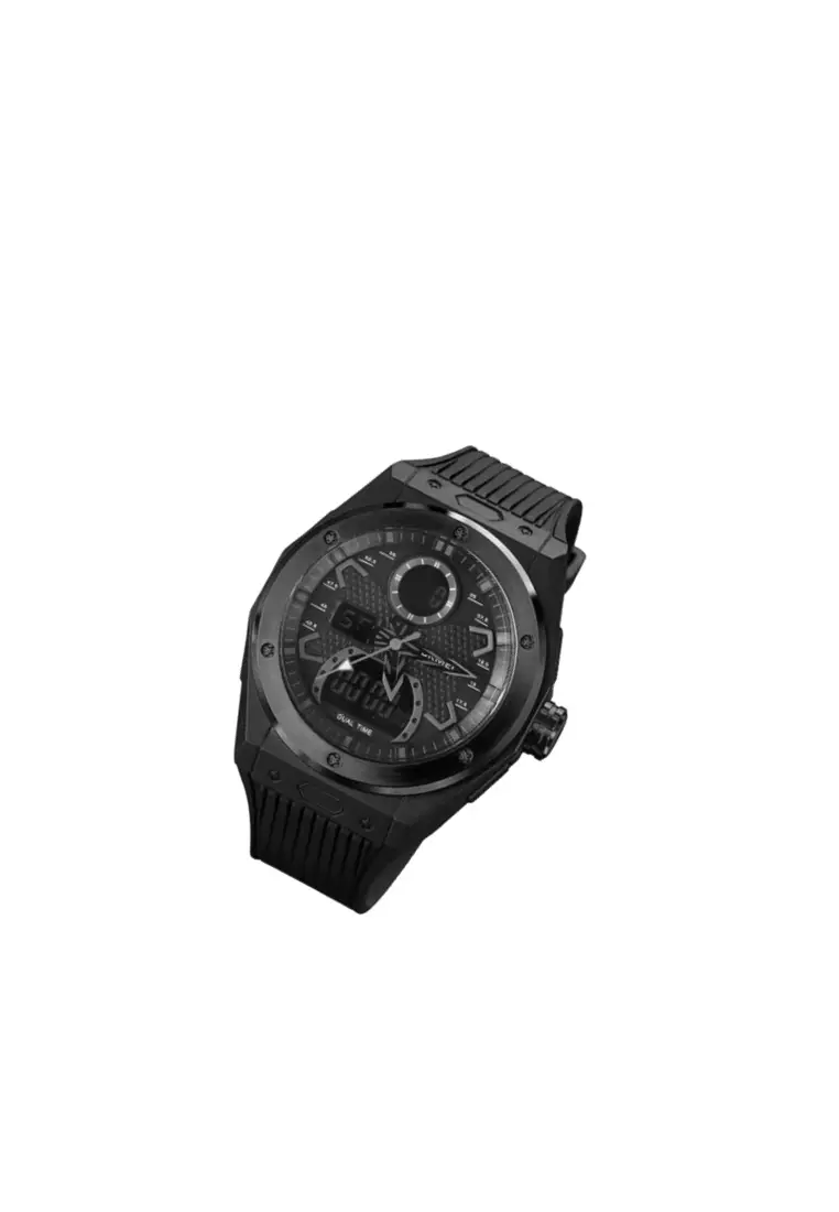 Jam Tangan Pria Analog - 2013 - Black
