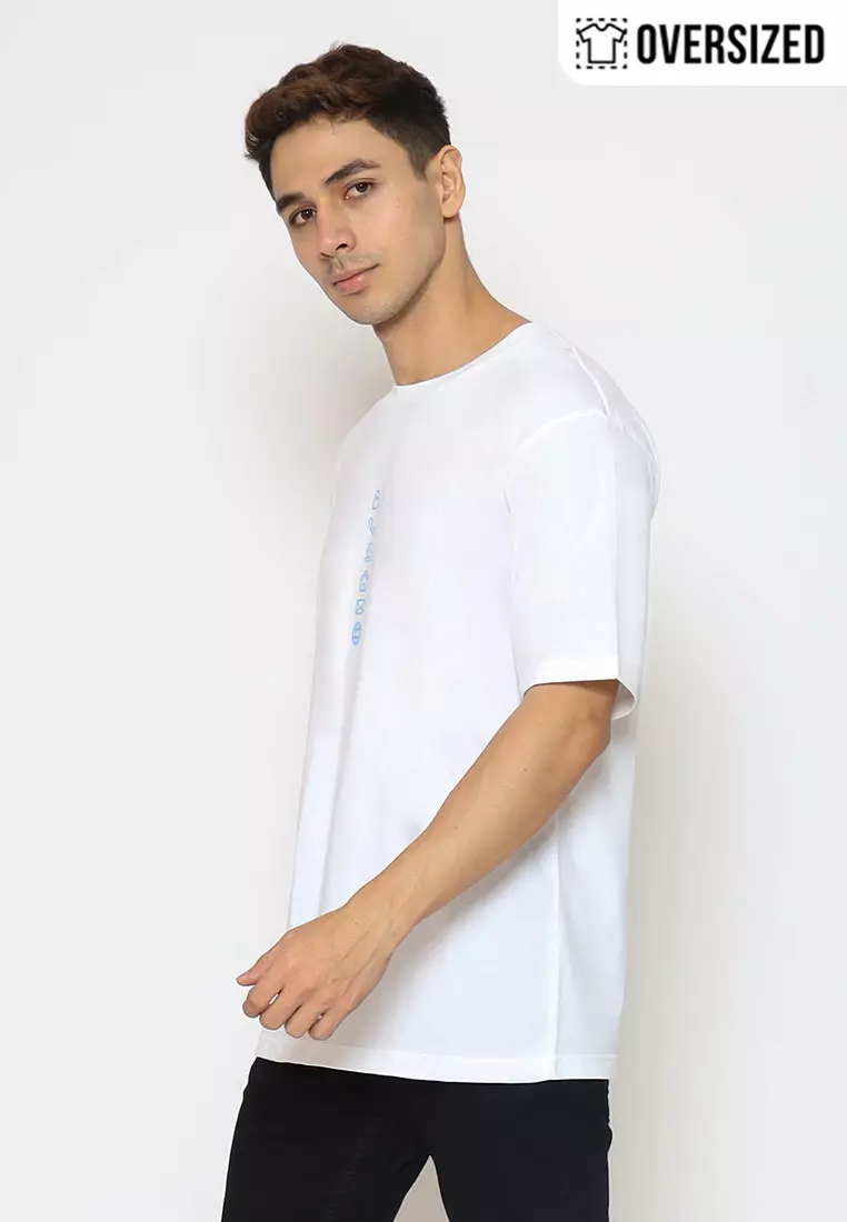 RBJ T-Shirt Cotton Combed Oversized Pria 2079250221